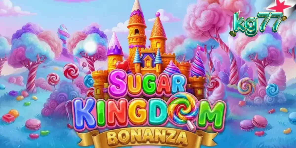 Makulay na candy-themed grid ng Sugar Kingdom Bonanza slot